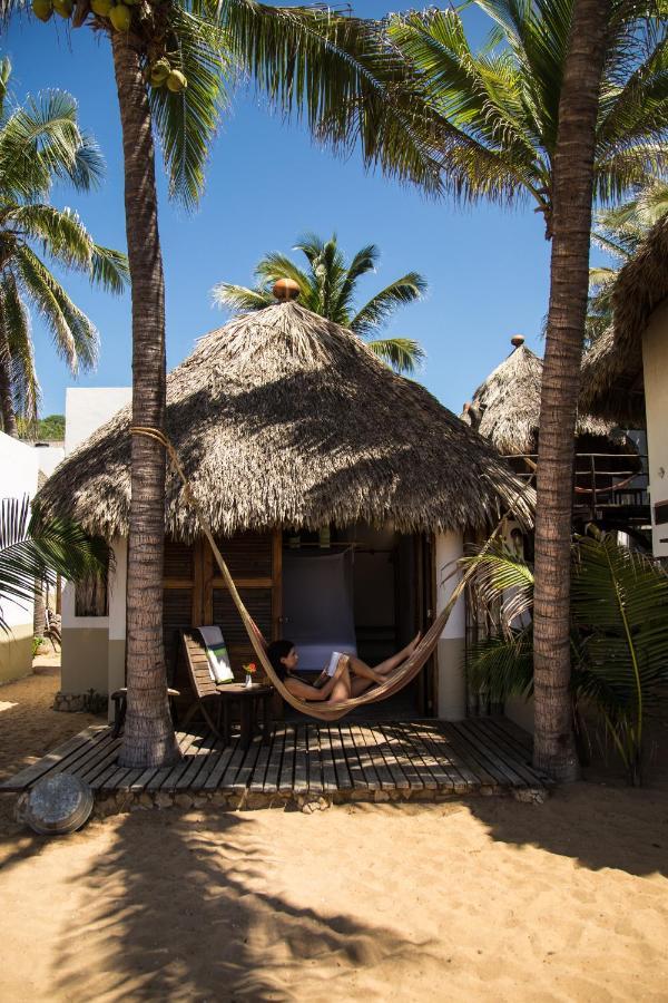 Un Sueno Cabanas Del Pacifico Hotell San Agustinillo Eksteriør bilde