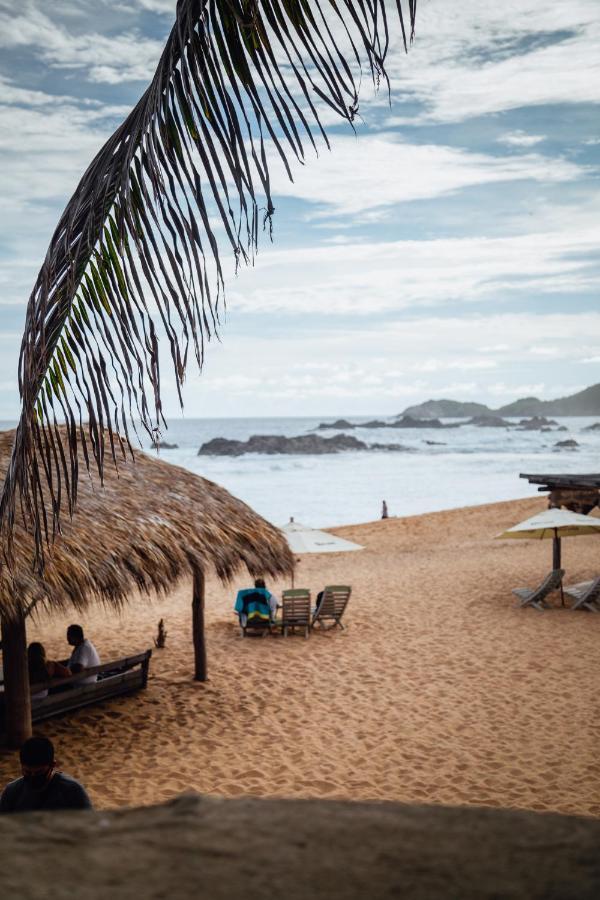 Un Sueno Cabanas Del Pacifico Hotell San Agustinillo Eksteriør bilde